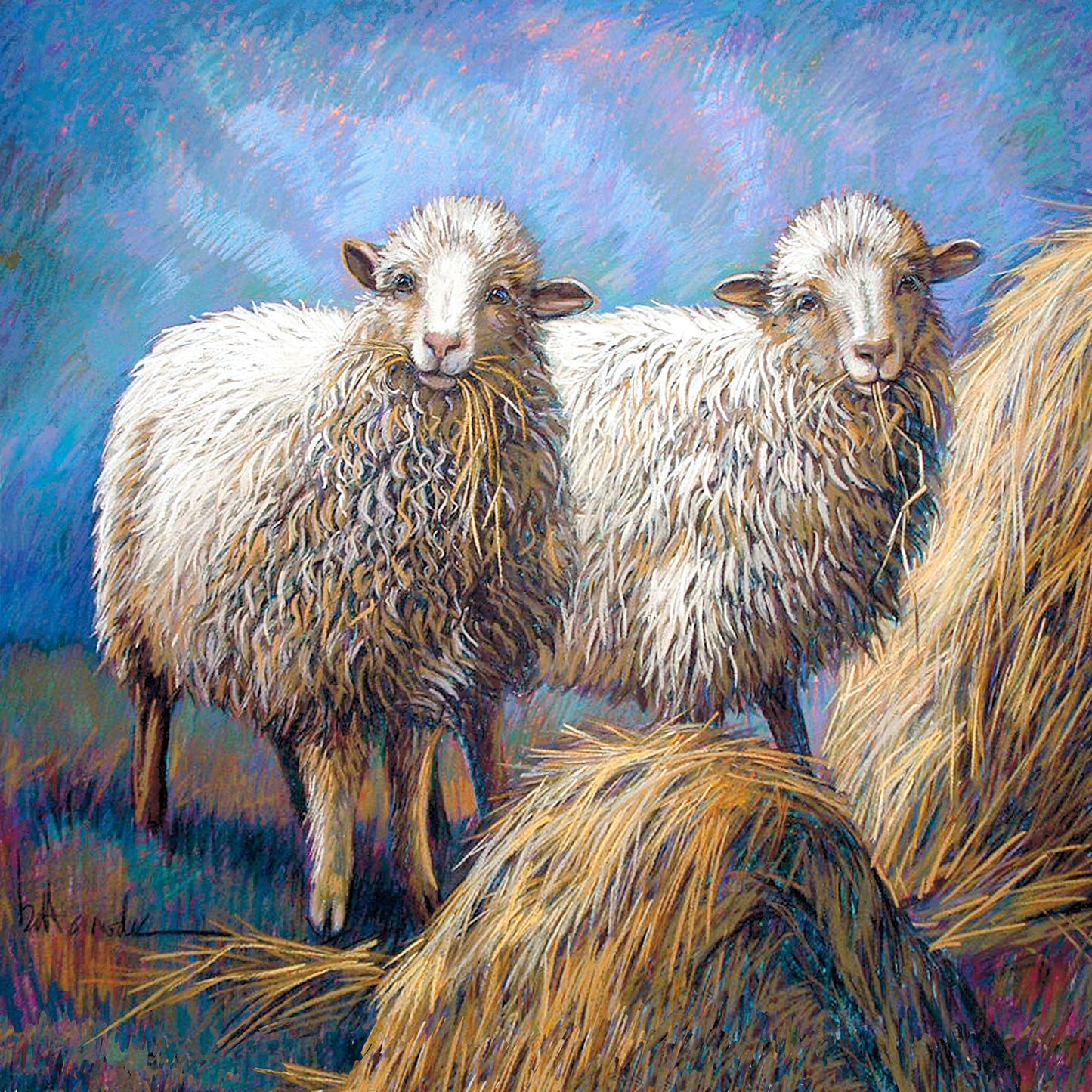 Sheep and Hens All-Occasion Blank Boxed Notecard Set | 4 Card Set