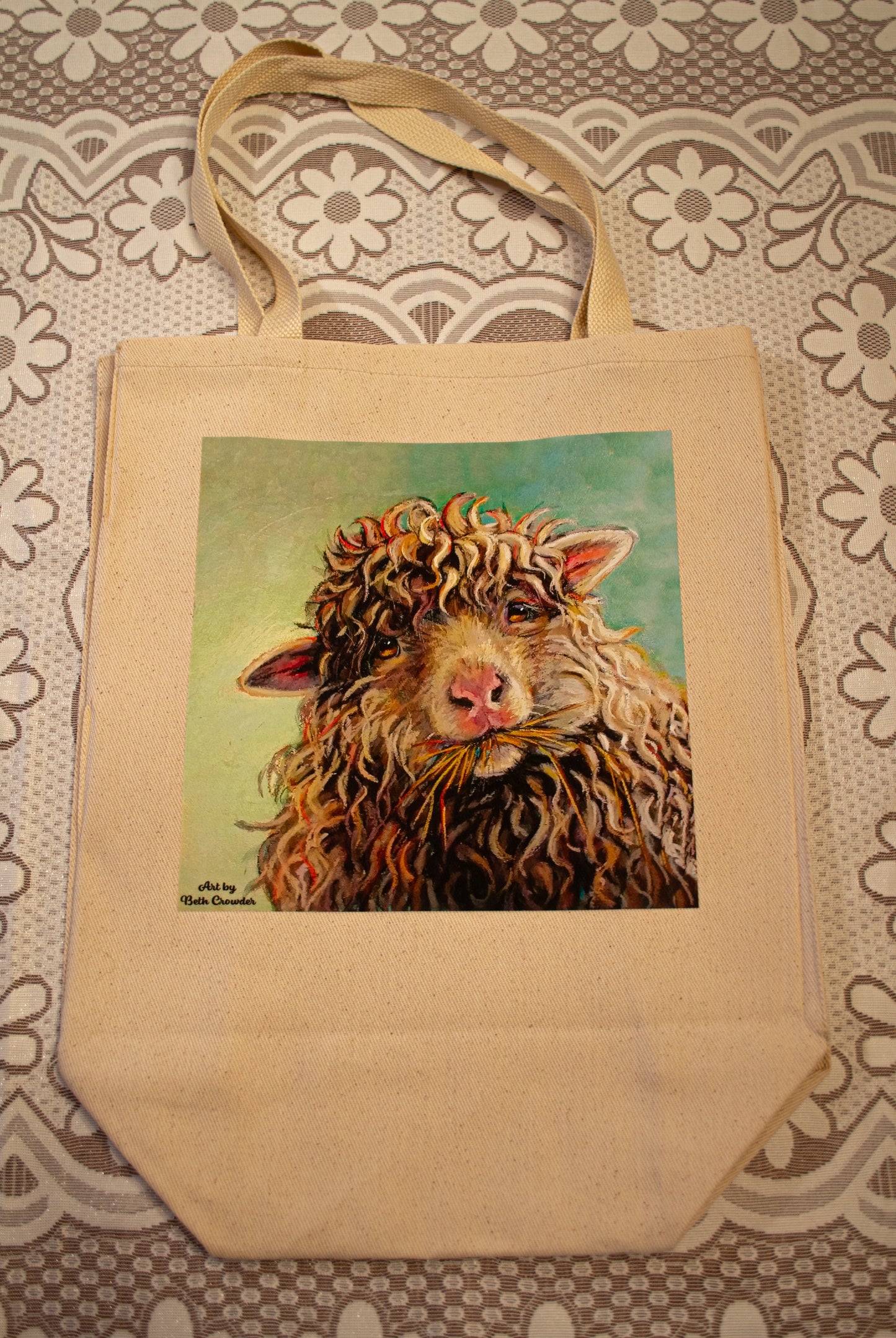 Sheep Whimsy Reusable Market Bag