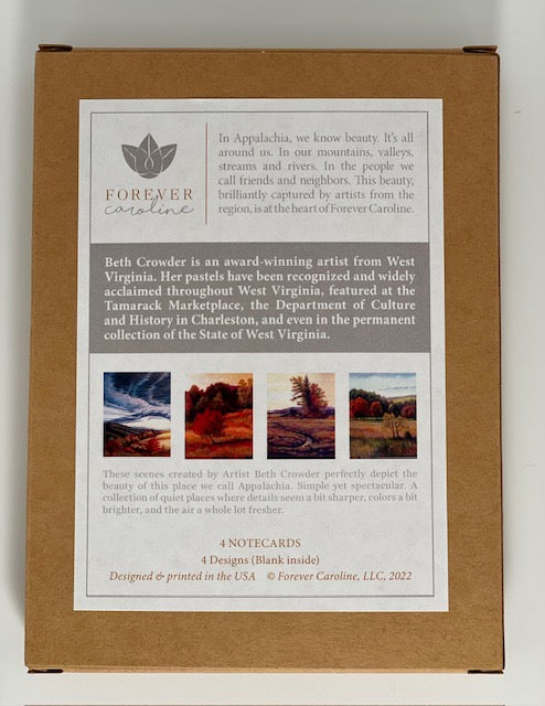 Landscape Art All-Occasion Blank Boxed Notecard Set | 4 Card Set