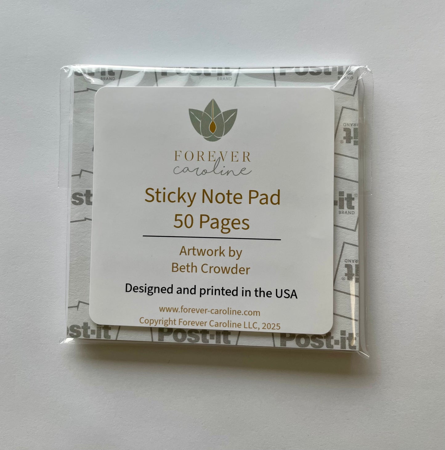 Sticky Notes w/ Fluffy Sheep Painting and "Ewe Got This" | 50 Sheets