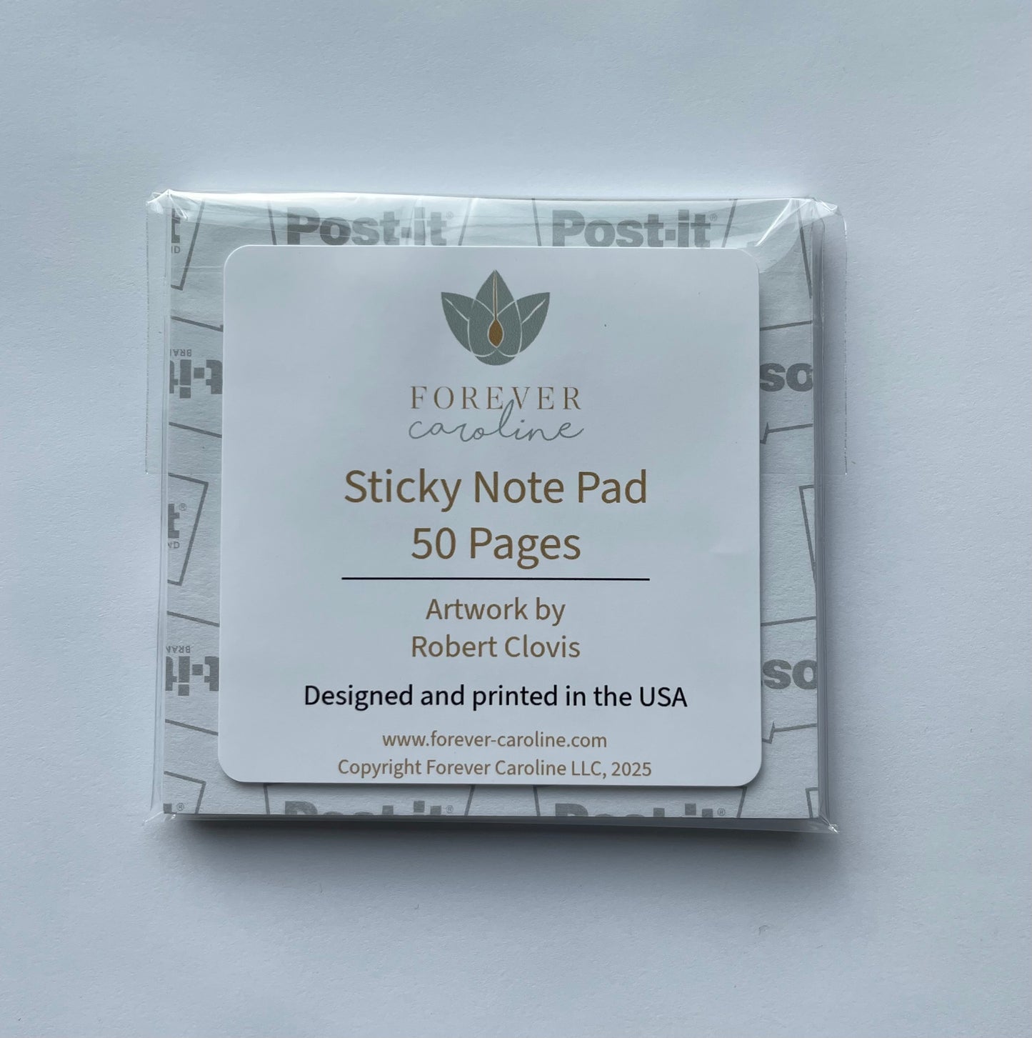 Sticky Notes w/ Colorful Snowman Painting and "Stay Cool" | 50 Sheets