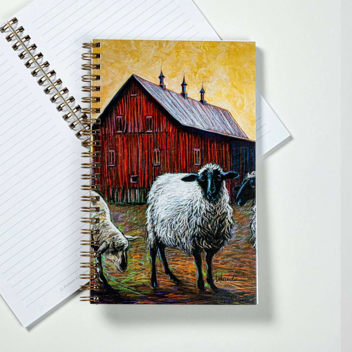 Sheep & Barn Journal/Western and Farmhouse Theme Notebook