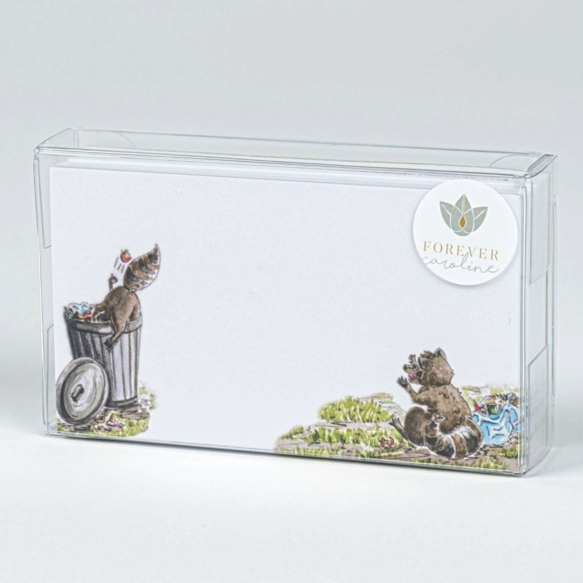 Raccoon Dumpster Diver "Love Notes" Pack of 60 Tiny Cards