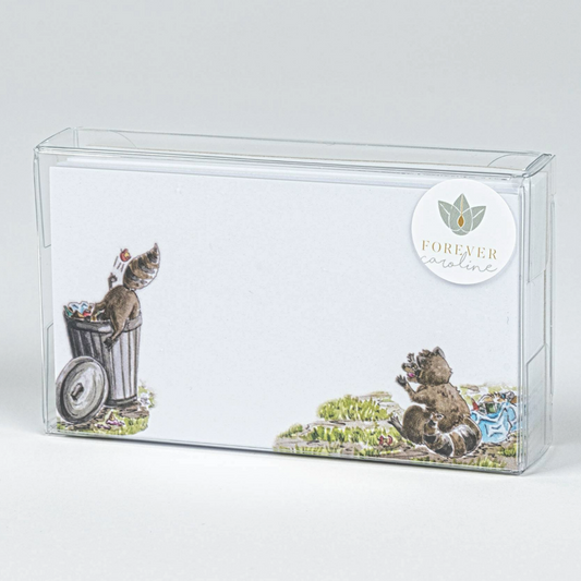 Raccoon Dumpster Diver "Love Notes" Pack of 60 Tiny Cards