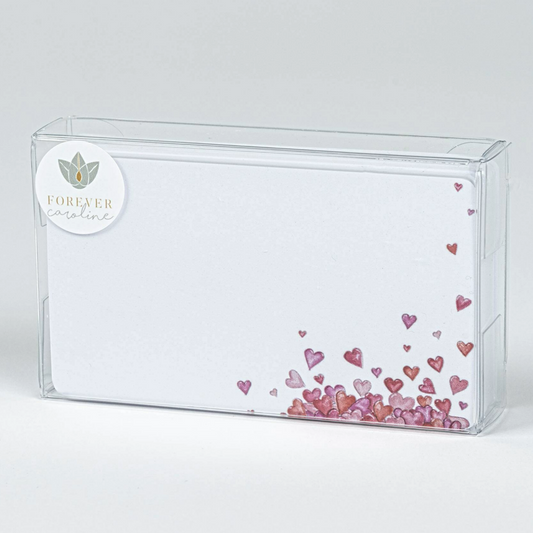 Cherish Every Moment "Love Notes" Pack of 60 Tiny Heart Cards