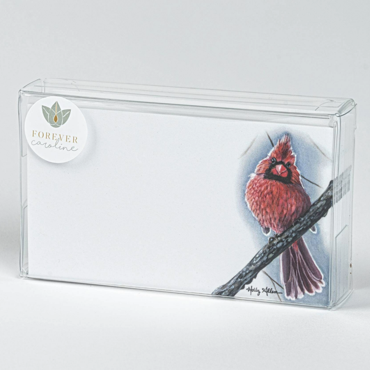 Cardinal Bird "Love Notes" Pack of 60 Tiny Cards