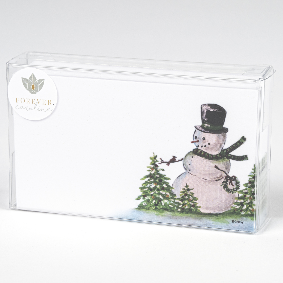 Snowman in the Woods "Love Notes" | Pack of 60 Tiny Cards