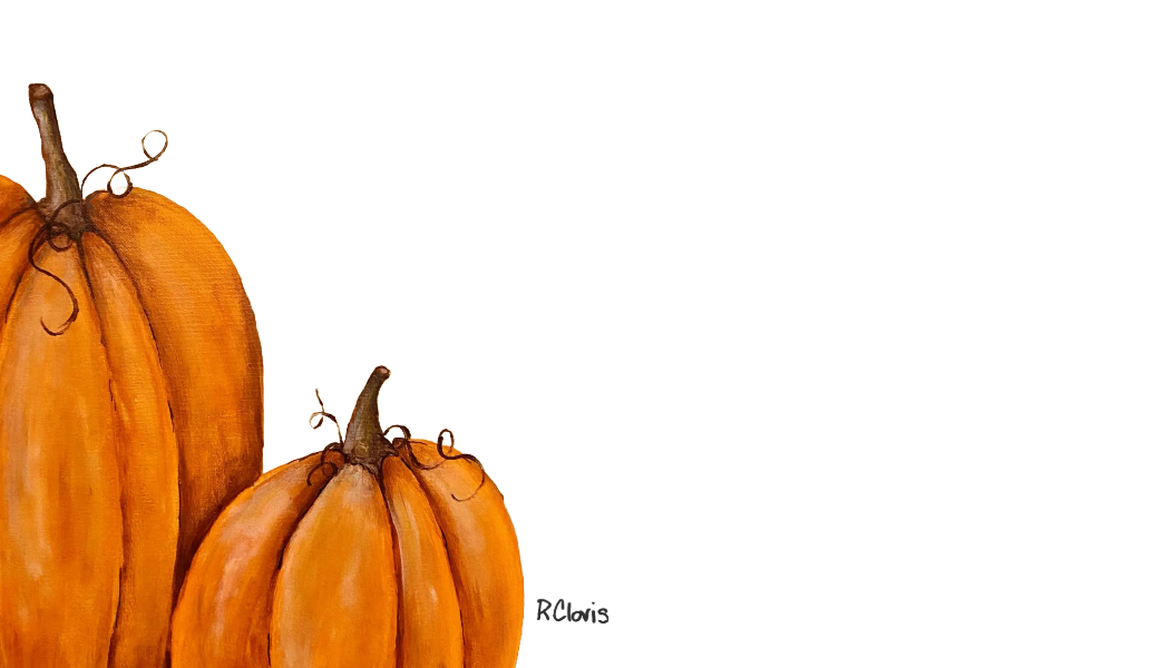 Autumn Harvest Pumpkin Pack of 60 Tiny Cards