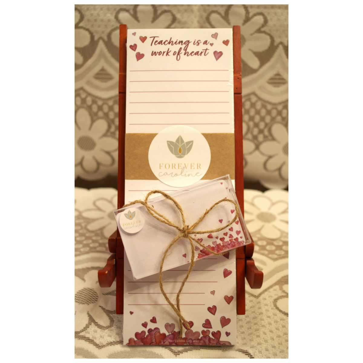 "Teaching Is A Work of Heart" Gift Set