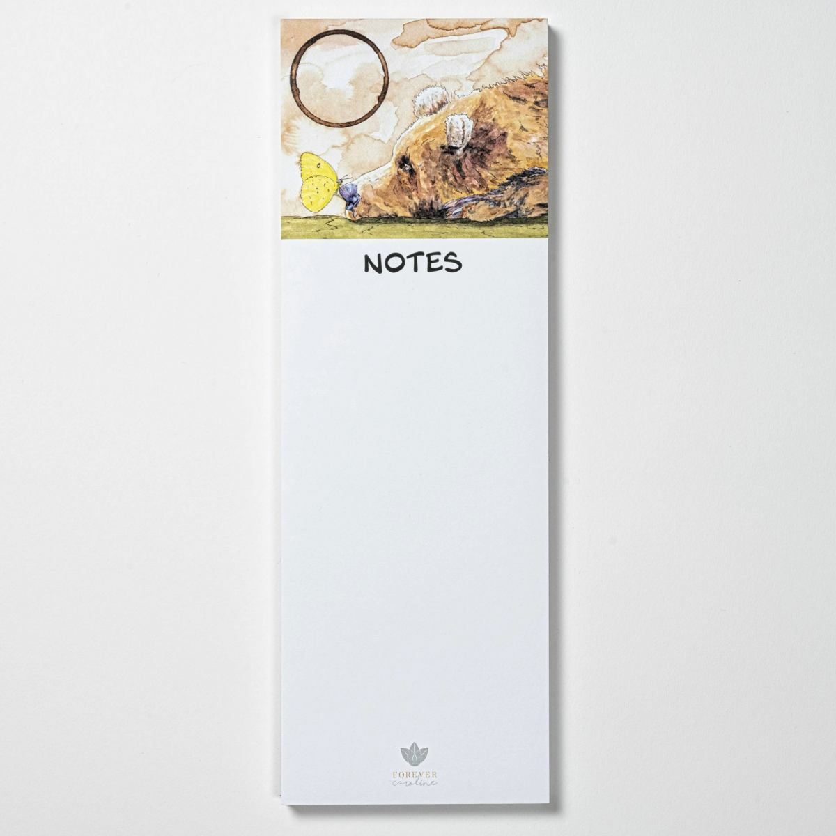 Peterson Bear with Butterfly Magnetic Notepad | CLOSE OUT SALE