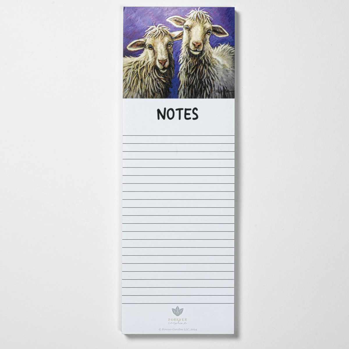 Sheep Twins Magnetic Notepad