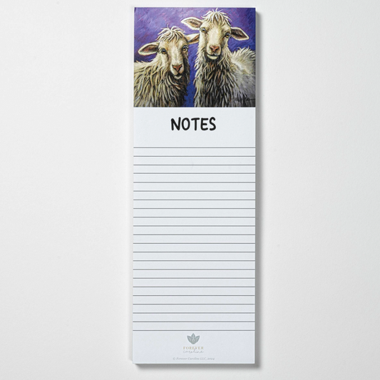 Sheep Twins Magnetic Notepad
