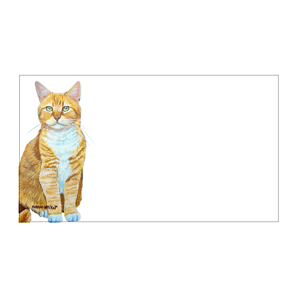 Orange Cat "Love Notes" Pack of 60 Tiny Cards