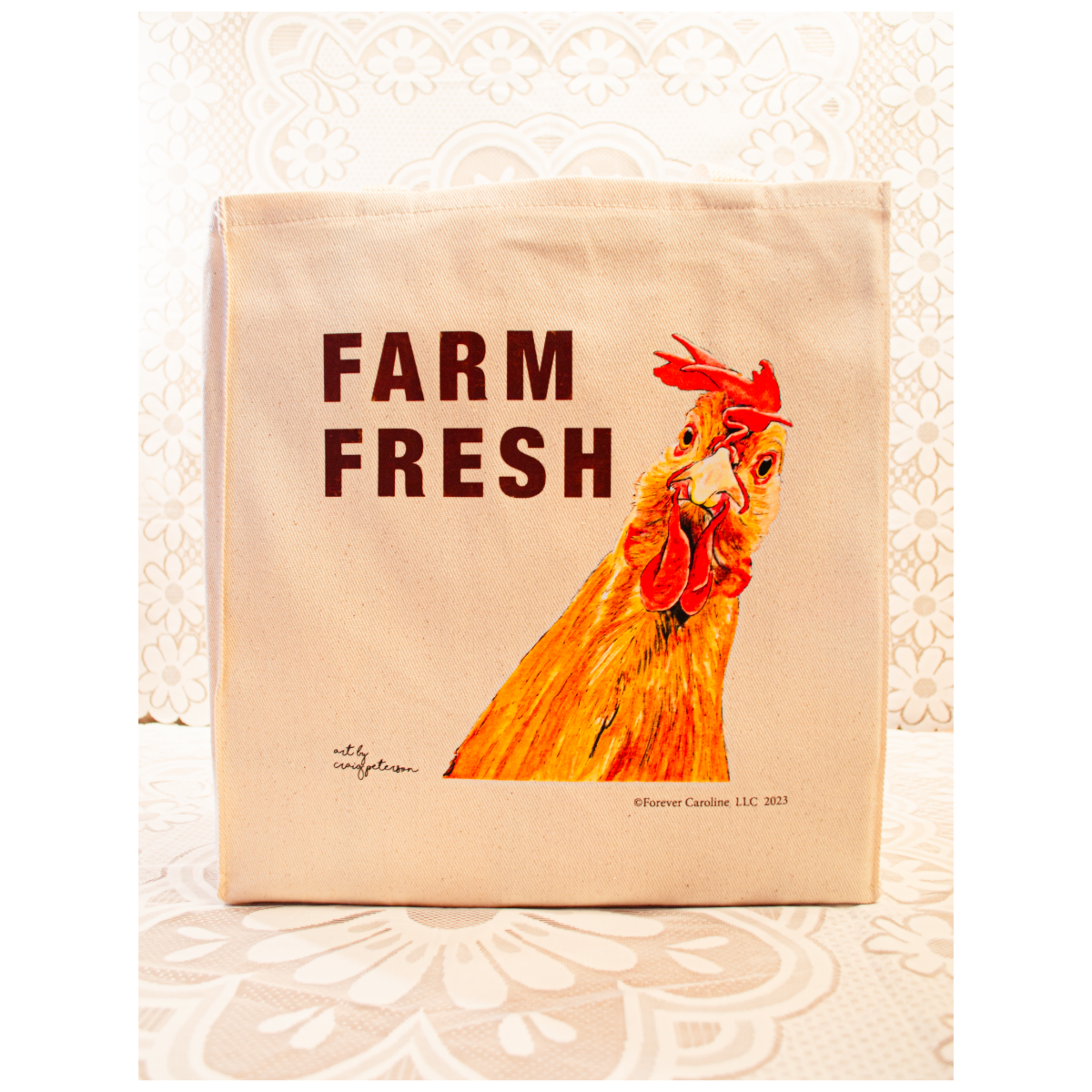 Chicken Reusable Market Bag