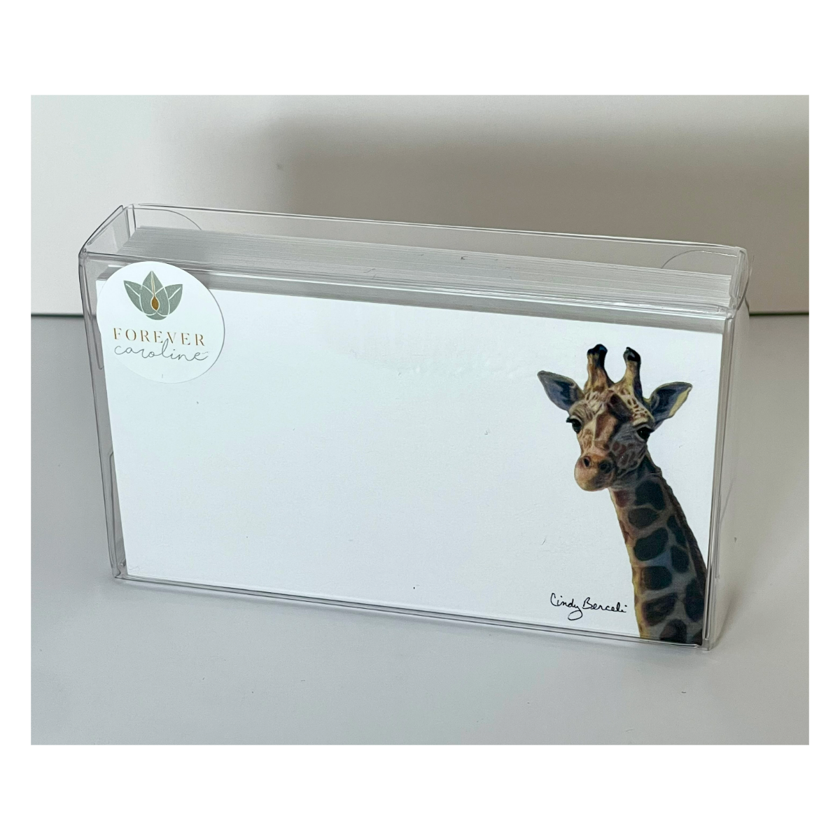 Giraffe "Love Notes" Pack of 60 Tiny Cards