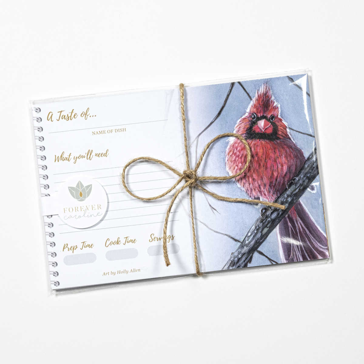 Cardinal Bird Recipe Card Gift Set | 8 Cards