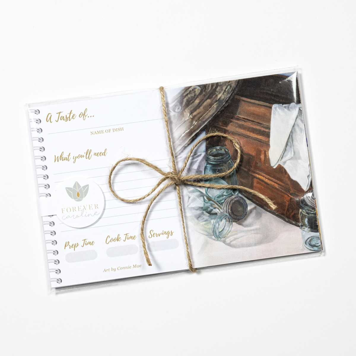 Recipe Cards Gift Set w/ Vintage Canning Artwork | 8 Cards