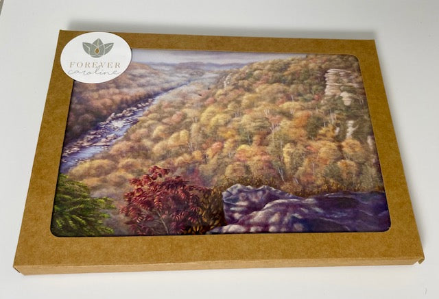 Iconic Waterways Blank All-Occasion Boxed Notecard Set | 4 Card Set