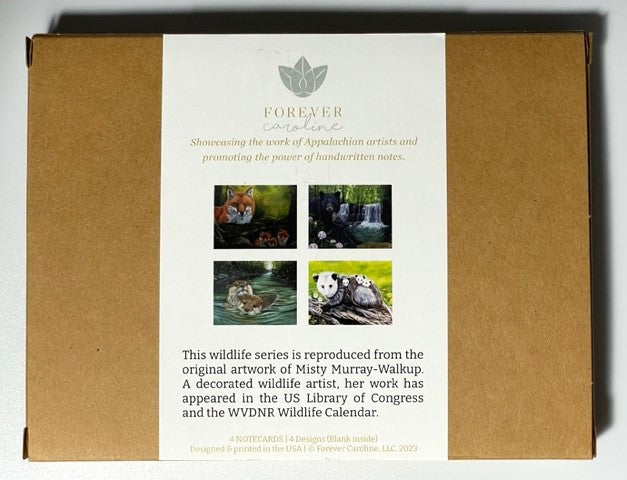 Wildlife All-Occasion Blank Boxed Notecard Set | 4 Card Set