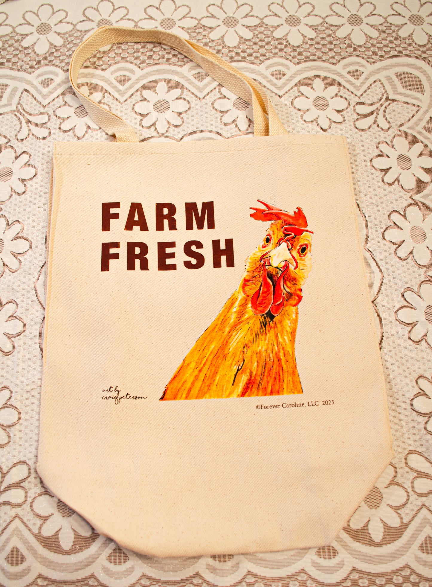 Chicken Reusable Market Bag