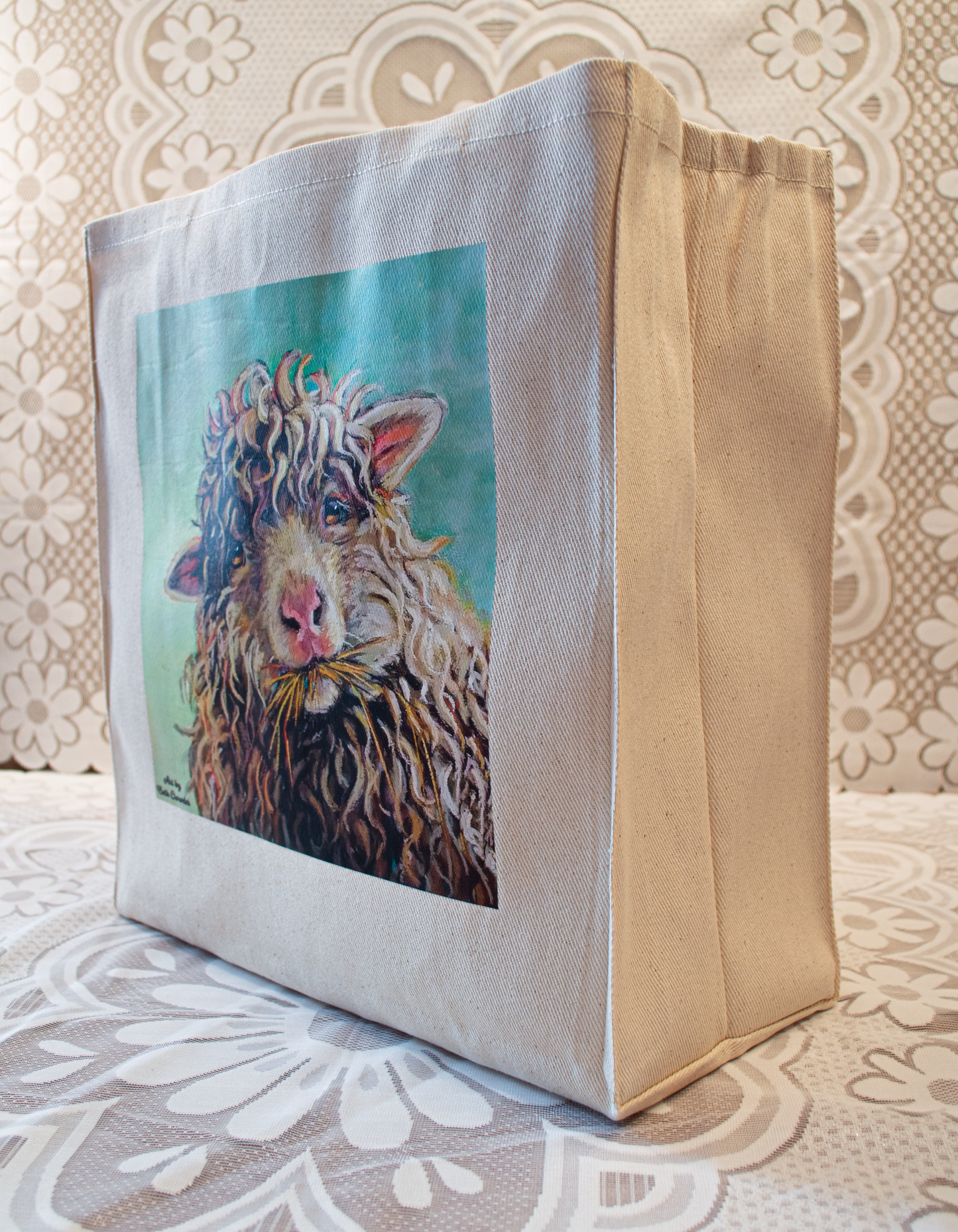 Sheep Portrait Market Bag Gift Set