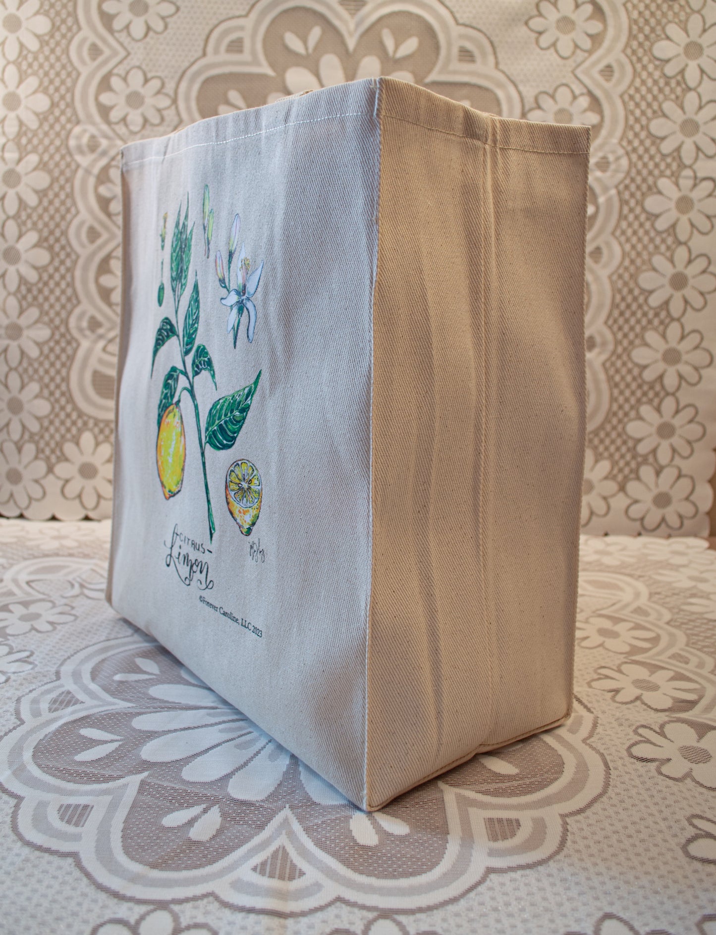 Citrus Limon Reusable Market Bag