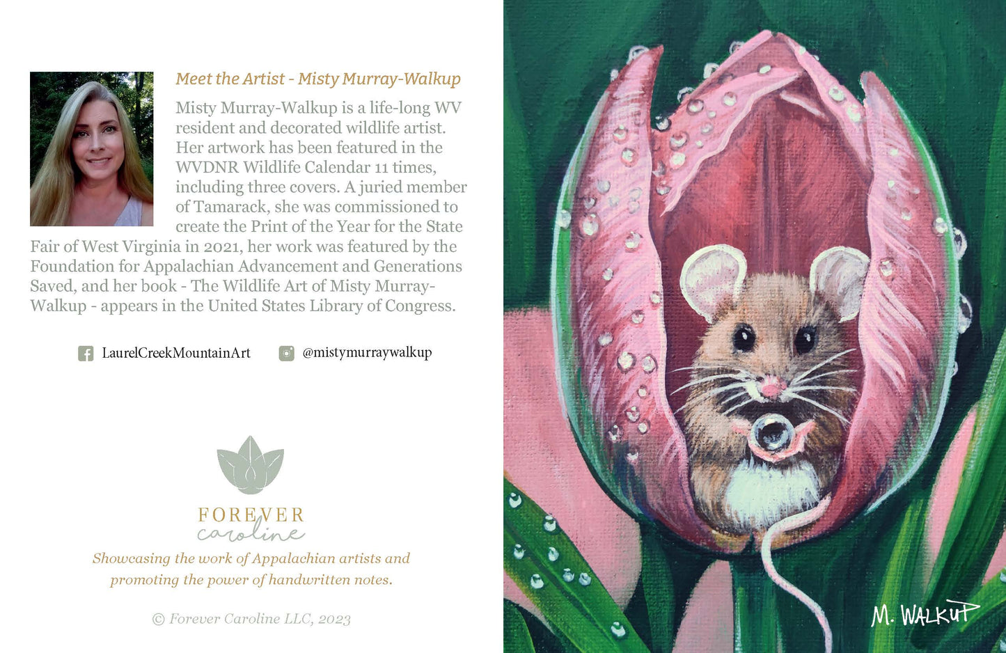 Mice Whimsy All-Occasion Blank Notecard Set | 4 Card Set
