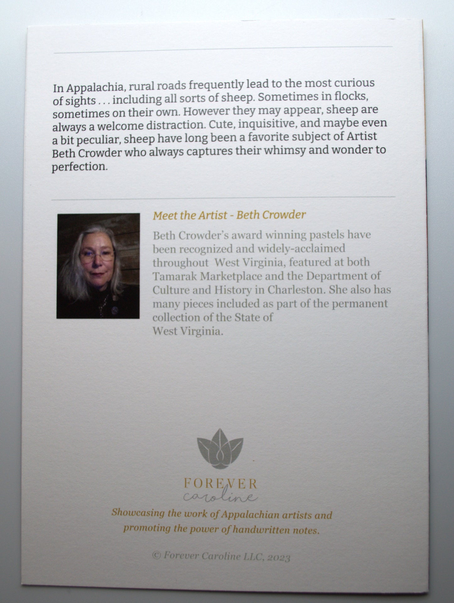 Sheep & Barn All-Occasion Blank Notecard with Envelope