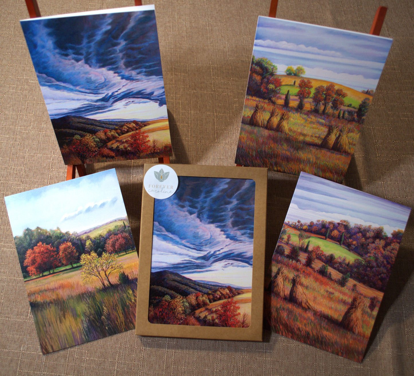 Landscape and Blue Sky All-Occasion Boxed Notecard Set | 4 Card Set