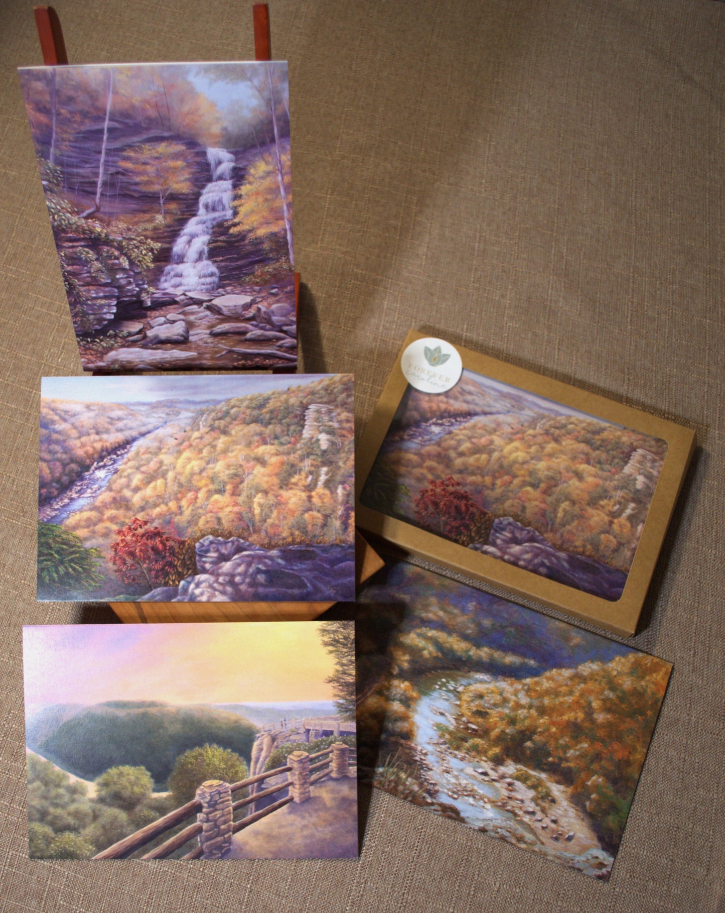 Iconic Waterways Blank All-Occasion Boxed Notecard Set | 4 Card Set