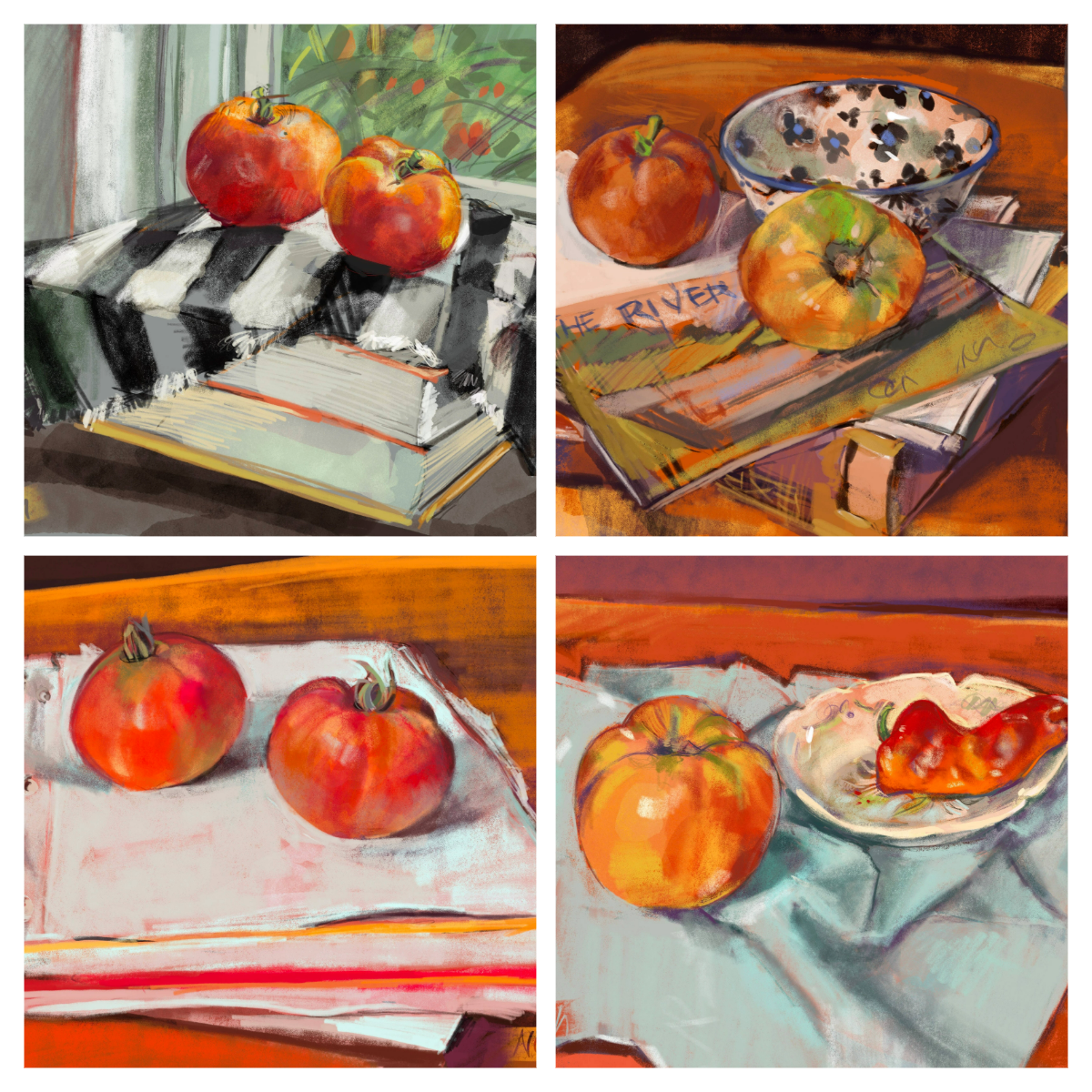 Red Tomatoes Boxed All-Occasion Notecard Set | 4 Card Set
