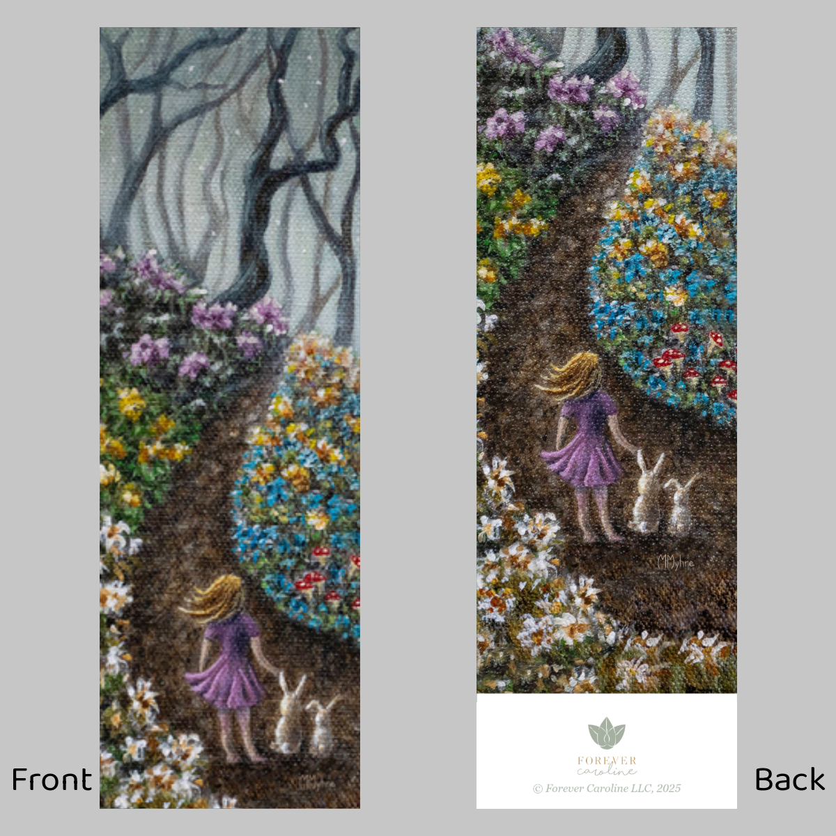 Dreamscape Artwork Girl w/ Bunnies Bookmark