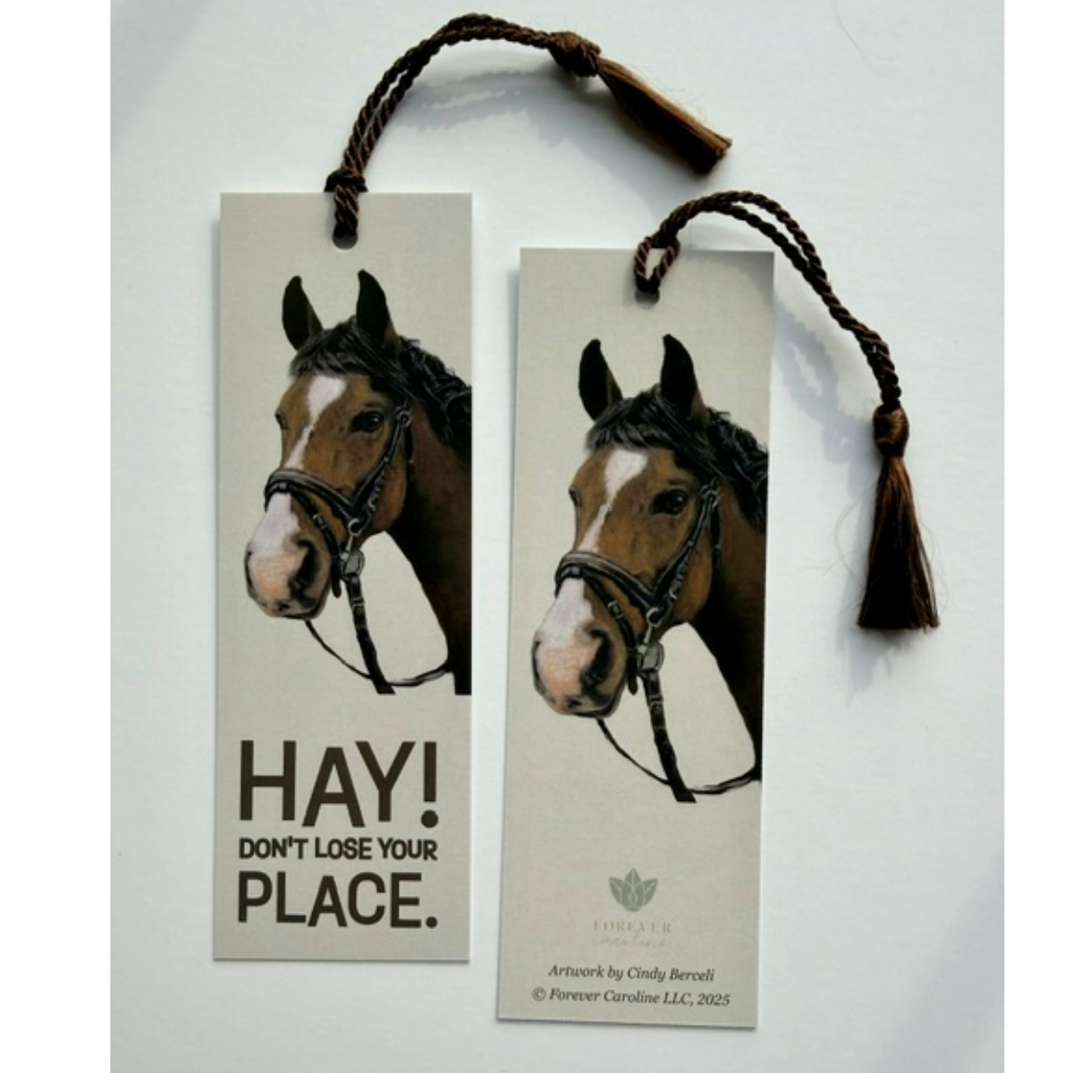 Bookmark w/ Horse & "HAY! Don't Lose Your Place"