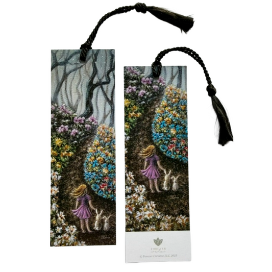 Dreamscape Artwork Girl w/ Bunnies Bookmark