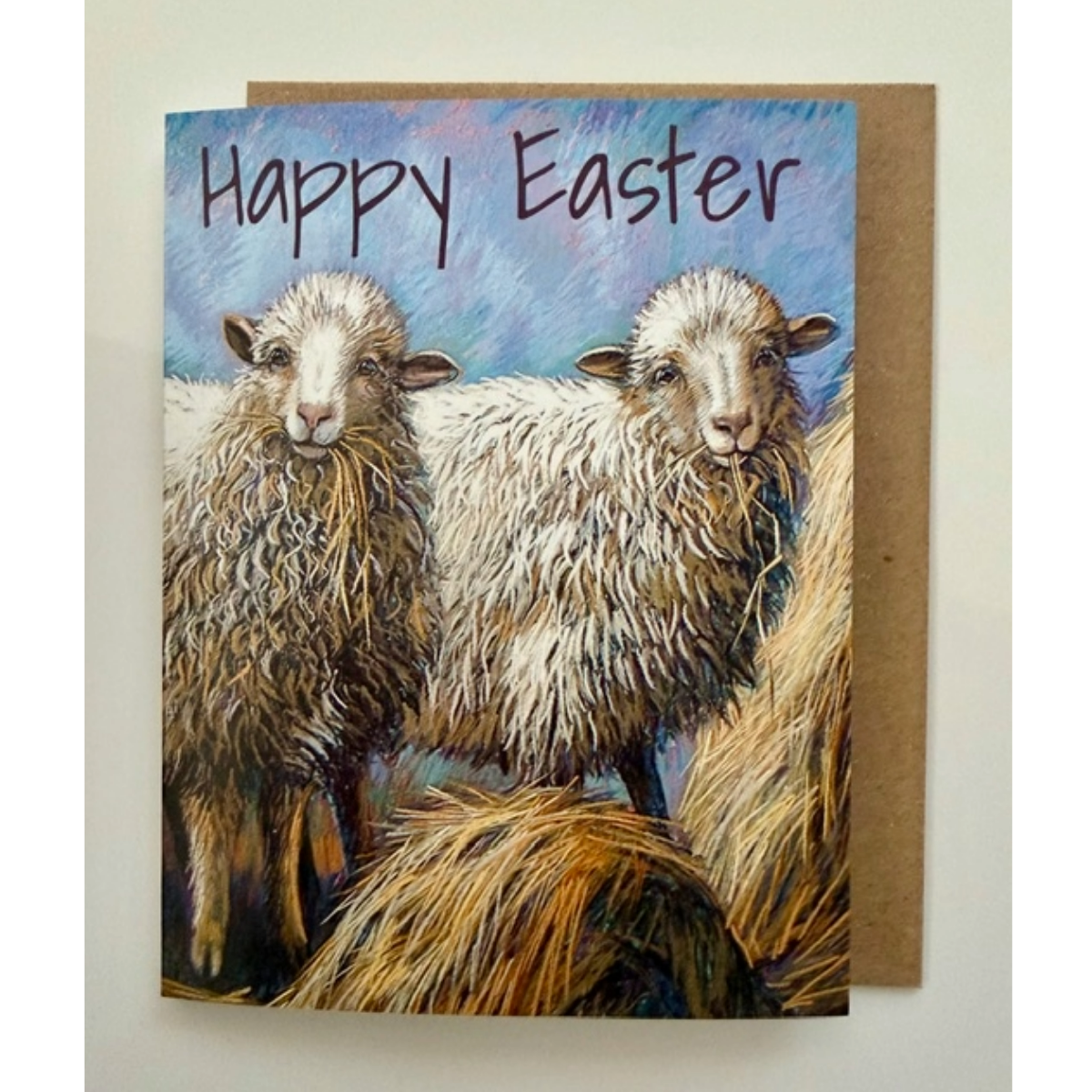 Happy Easter Sheep Greeting Card