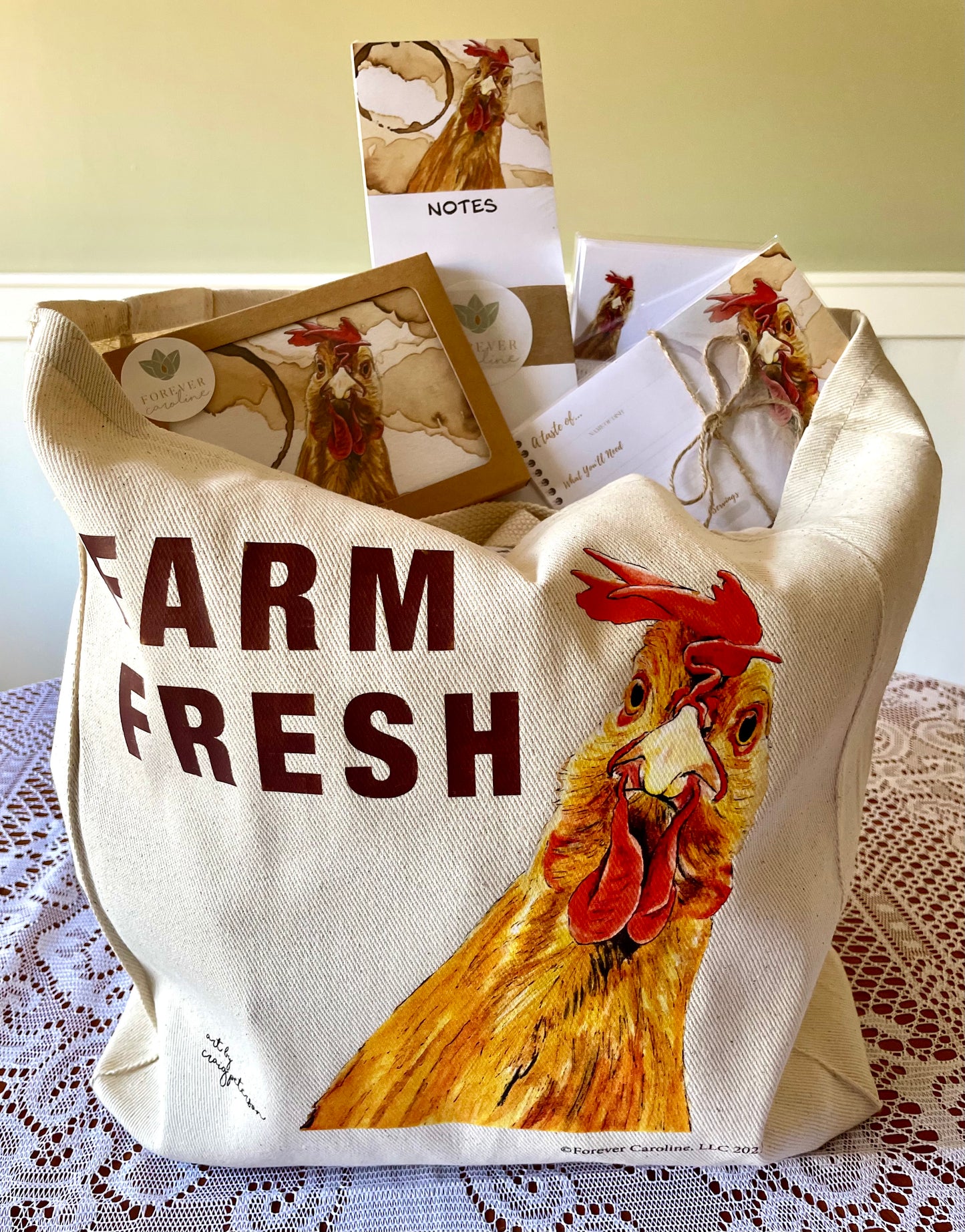 Peterson Chicken Market Bag Gift Set