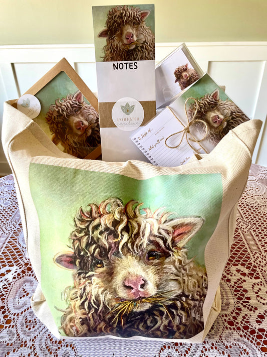 Crowder Sheep Portrait Market Bag Gift Set