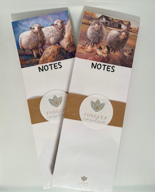 Crowder Barnyard Sheep Magnetic Notepads