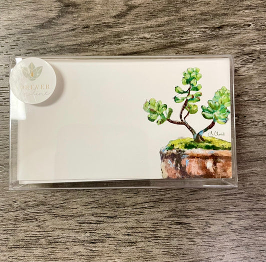 Succulents "Love Notes" Pack of 60 Tiny Cards