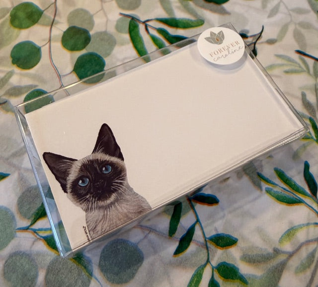 Siamese Kitten "Love Notes" Pack of 60 Tiny Cards