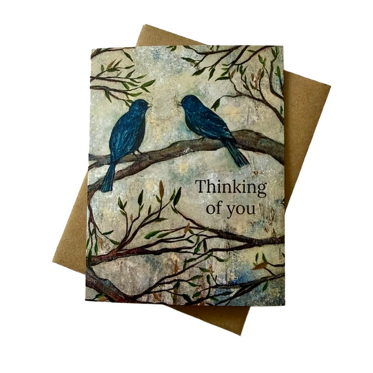 Birds & Branches "Thinking of You" Nature-Inspired Notecard
