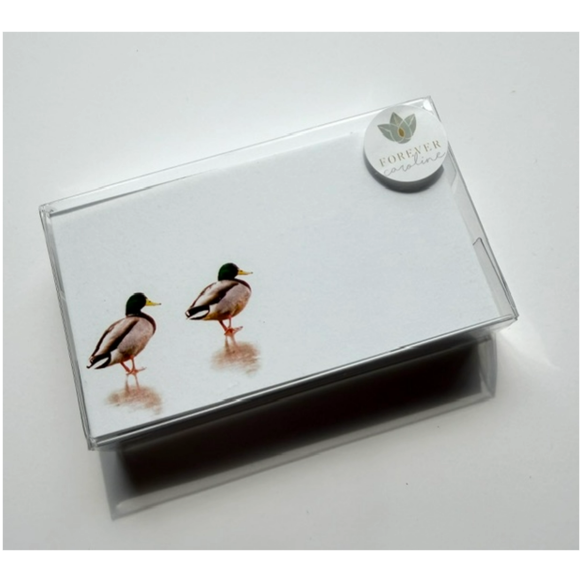 Mallard Ducks "Love Notes" Pack of 60 Tiny Cards