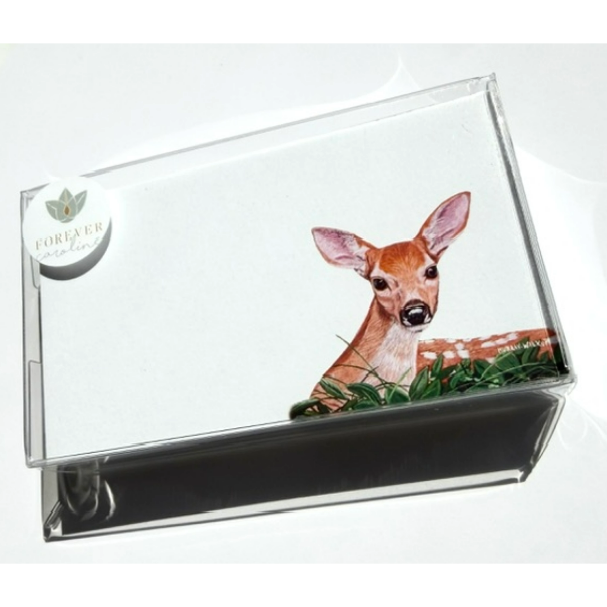 Deer in Meadow "Love Notes" Pack of 60 Tiny Cards