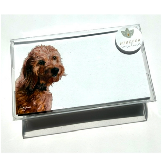 Golden Doodle “Love Notes” Pack of 60 Tiny Cards | Cute Dog Notes