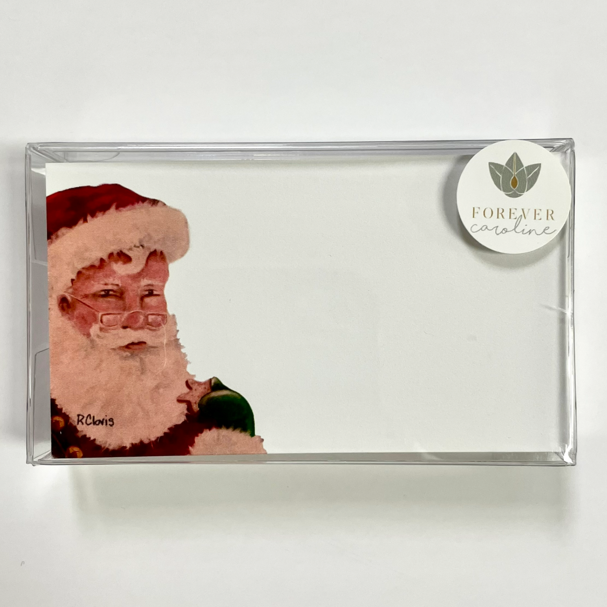 Classic Santa with Sugar Cookie "Love Notes" Pack of 60 Tiny Cards