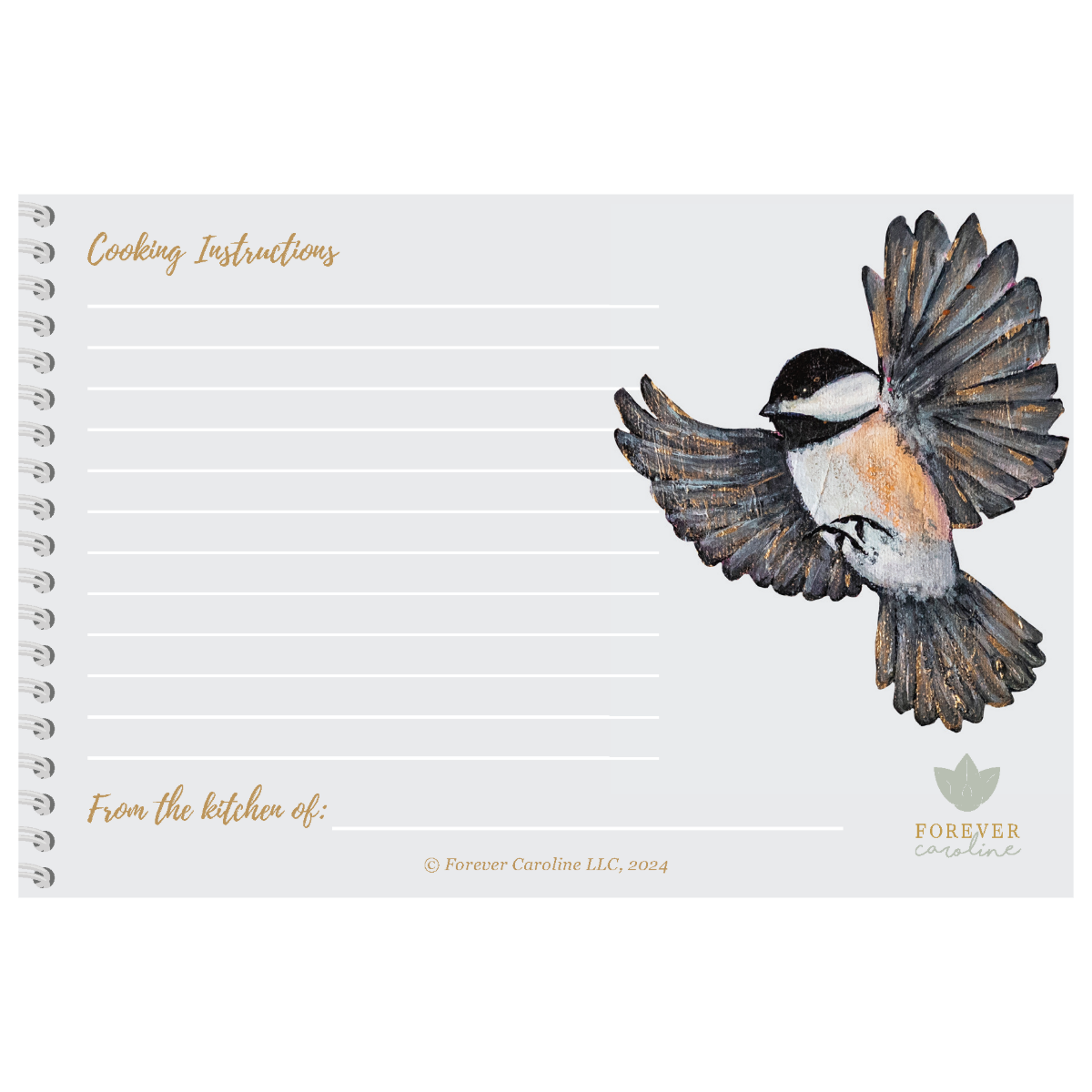 Littlejohn Chickadee Recipe Cards