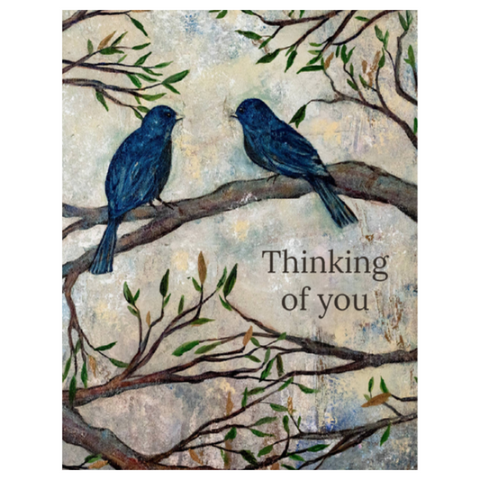 Birds & Branches "Thinking of You" Nature-Inspired Notecard