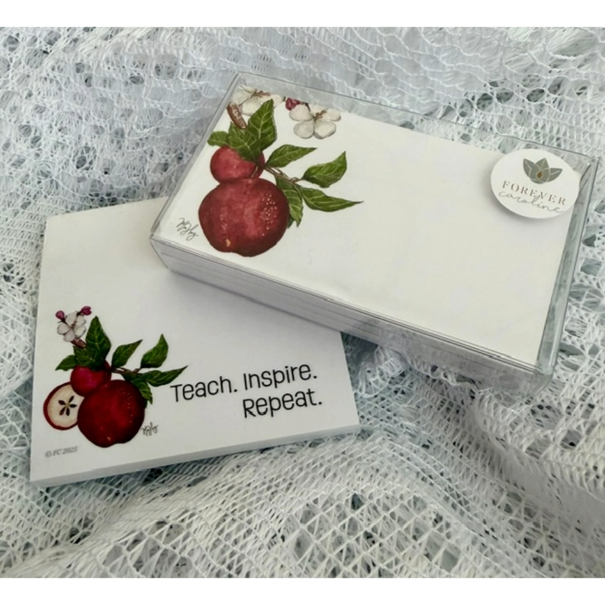 Teacher Appreciation Gift Set | "Love Notes" Tiny Cards + Sticky Notes