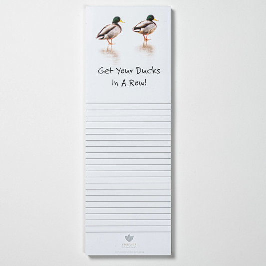 Harding Ducks on Ice Magnetic Notepad