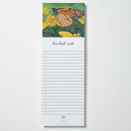 Connie Mae Monarch Butterfly Magnetic Market List